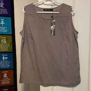 Compliments Grey Sleeveless Tank Top
